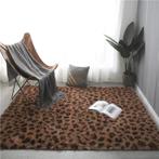 Panter Rechthoekig Hoogpolig Vloerkleed / Tapijt Luipaard, Verzenden, Bruin, Rechthoekig, Nieuw