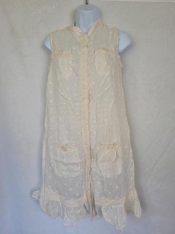 Mooie creme kleurige jurk mt S merk Morgan beschikbaar voor biedingen