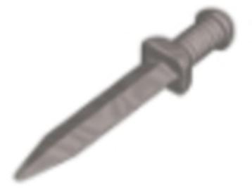 Lego Castle Wapens 5x Zwaard Zilver Grijs / Flat Silver 1803 beschikbaar voor biedingen