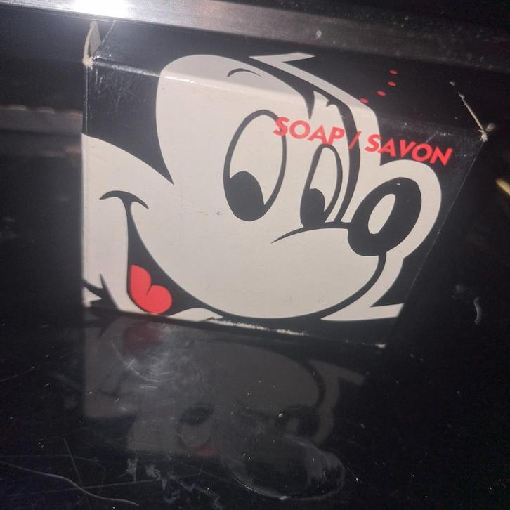 Zeldzaam Mickey Mouse Zeepje uit 1955!, Verzamelen, Disney, Gebruikt, Overige typen, Mickey Mouse, Ophalen of Verzenden