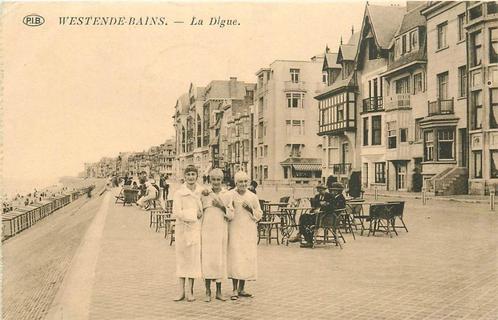 (376-009-013) Westende-Bains La Digue, Verzamelen, Ansichtkaarten | Buitenland, Overig Europa, Verzenden