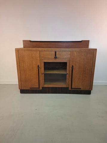 Art deco Amsterdamse school kast dressoir J.th.Drilling jr beschikbaar voor biedingen