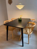 Deens Design spijlen Eetkamerstoelen - Set van 4, Ophalen, Minder dan 50 cm, Gebruikt, Eikenhout