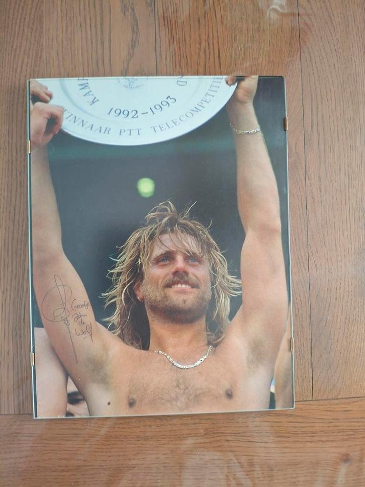 John de Wolf Kampioenschap 1992-1993 Feyenoord, Verzamelen, Sportartikelen en Voetbal, Gebruikt, Poster, Plaatje of Sticker, Feyenoord