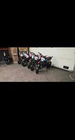 Dirtbike 49cc Nieuw, Fietsen en Brommers, Minibikes, Midibikes en Pitbikes, Ophalen, Nieuw, 49 cc, Pitbike