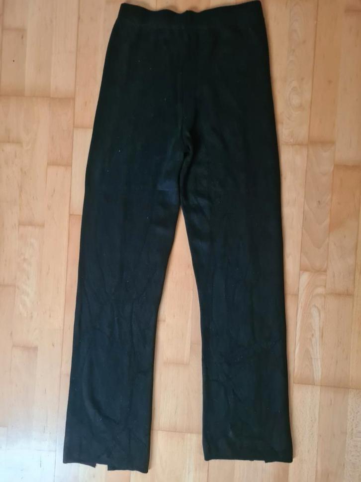 Esprit zwarte lange broek met wijde pijpen en splitjes, Kleding | Dames, Broeken en Pantalons, Nieuw, Maat 36 (S), Zwart, Lang