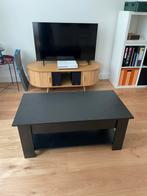 Salontafel met eetfunctie en opbergruimte/ Coffee table, Ophalen, Kunststof, Gebruikt, 100 tot 150 cm