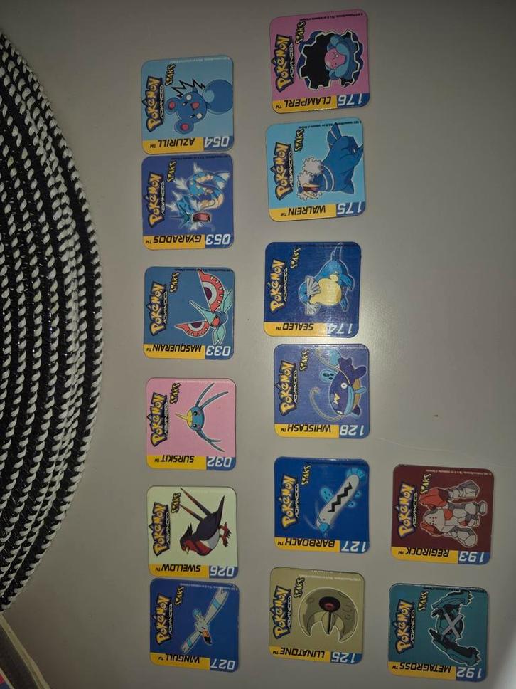 Pokemon magneten - Panini 2002/2003, Hobby en Vrije tijd, Verzamelkaartspellen | Pokémon, Ophalen of Verzenden