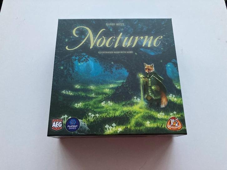 Nocturne - 1 tot 4 spelers, Hobby en Vrije tijd, Gezelschapsspellen | Bordspellen, Zo goed als nieuw, Een of twee spelers, Drie of vier spelers