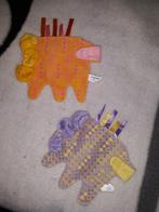 Difrax olifant labeldoekje speendoek 2x verschillende kleur, Kinderen en Baby's, Speelgoed | Knuffels en Pluche, Nieuw, Ophalen of Verzenden