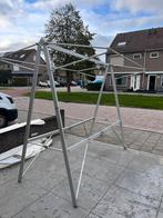 Inklapbare marktkraam, Ophalen, Gebruikt