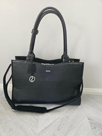 Socha dames laptoptas 'crocodile' zwart beschikbaar voor biedingen