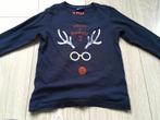98 / 104 hem kerstshirt kerst, Ophalen of Verzenden, Zo goed als nieuw, Shirt of Longsleeve, Hema