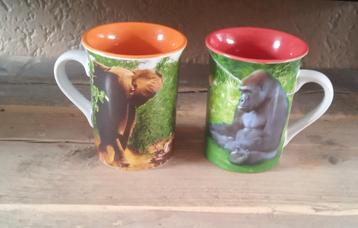 Mok Wereld Natuur Fonds Vier Stuks beschikbaar voor biedingen