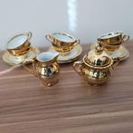 Theeservies Bavaria / jaren 50 porselein / goud emaille /, Ophalen of Verzenden
