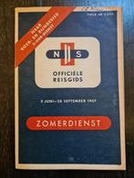 spoorboekje NS zomer 1957 dienstregeling, Verzenden, Gebruikt, Trein, Boek of Tijdschrift