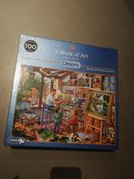 Gibsons puzzel A work of art, 1000 stukjes, Ophalen of Verzenden, 500 t/m 1500 stukjes, Zo goed als nieuw, Legpuzzel