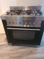 Oven, fornuis, Witgoed en Apparatuur, Fornuizen, Gebruikt, Gas, Vrijstaand, 4 kookzones