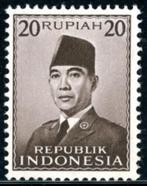 Indonesie 92-pf - President Soekarno, Postzegels en Munten, Ophalen of Verzenden, Postfris, Zuidoost-Azië