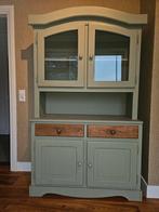 Gezellige buffetkast met glazen deuren, Huis en Inrichting, Ophalen, Gebruikt, 100 tot 150 cm, 150 tot 200 cm