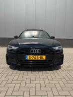 Audi A6 40 TDI 204pk Mhev S Tronic 2021 Blauw, Auto's, 4 cilinders, Blauw, Leder, Stationwagon