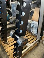 Lifemaxx halter stangen en dumbell rek dumbells, Sport en Fitness, Fitnessmaterialen, Ophalen, Dumbbell, Gebruikt, Dumbells