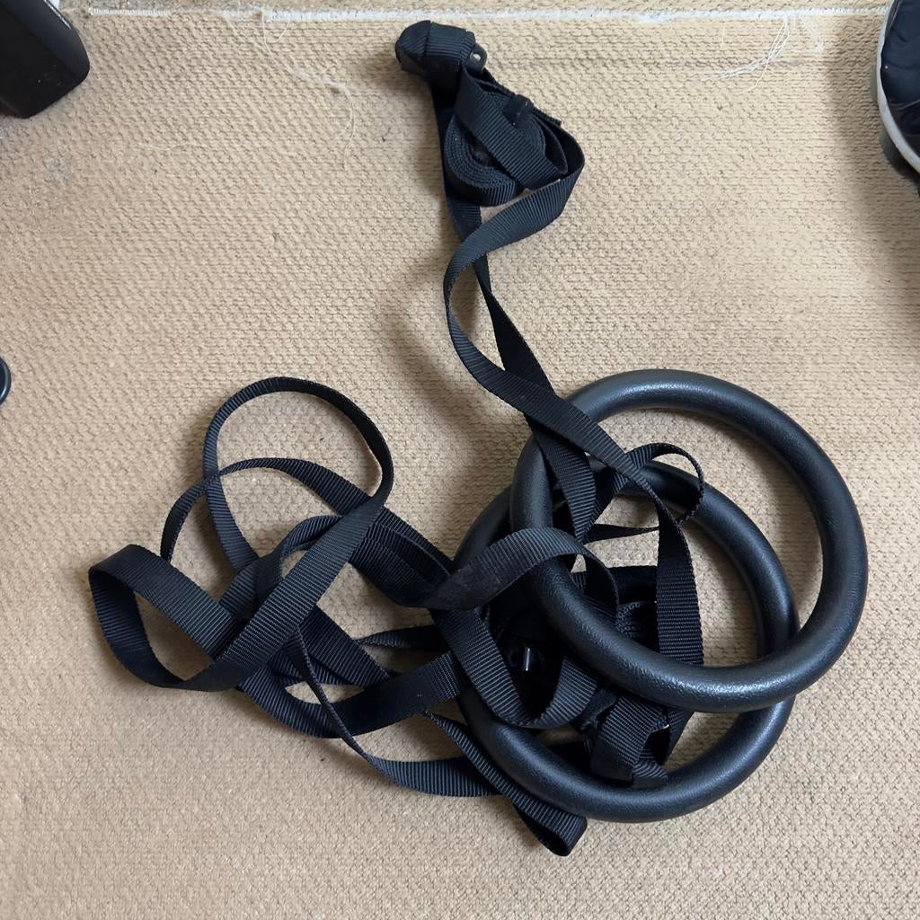 Fitness turnringen met banden, Ophalen of Verzenden, Zo goed als nieuw, Armen, Overige typen