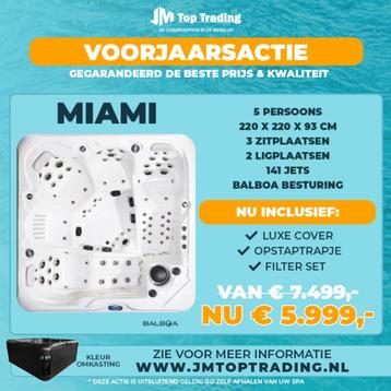 ACTIE!!! AquaLife Spa (jacuzzi)-Miami 220x220cm 5p (Balboa)