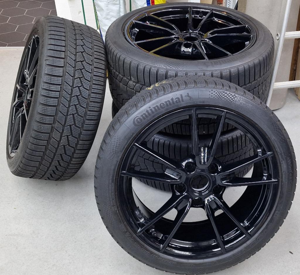 Porsche 911 velgen 992s met nieuwe winterbanden, Auto-onderdelen, Banden en Velgen, Band(en), Winterbanden, 20 inch, Personenwagen