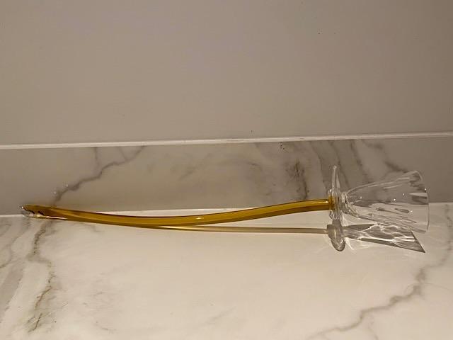 Borek sipek mondgeblazen glas, gesigneerd, Ophalen of Verzenden