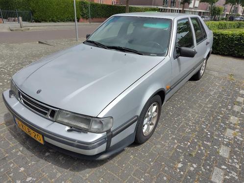 Saab 9000 2.3 CS HB Ecopower AUT 1995 Grijs, goede staat, Auto's, Saab, Particulier, Saab 9000, ABS, Achteruitrijcamera, Airbags