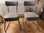2 vintage Franse bureaustoelen, Ophalen, Gebruikt, Twee, Vintage