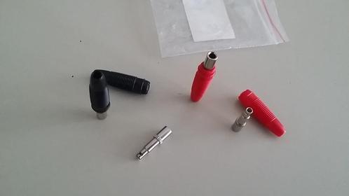 banana plugs / banaanstekers female 4x soldeerbaar -NIEUW-, Audio, Tv en Foto, Audiokabels en Televisiekabels, Nieuw, Luidsprekerkabel