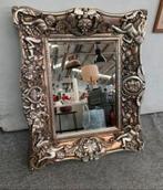Spiegel mooie rijk gestoken zilveren barok spiegel, Huis en Inrichting, Woonaccessoires | Spiegels, Ophalen of Verzenden