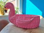 Roze flamingo mand, Overige vormen, Kunststof, Mand, Ophalen of Verzenden