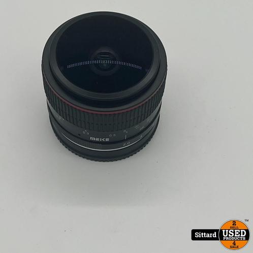Meike MK-6.5mm f/2.0 Fisheye MFT-mount objectief - in nette, Audio, Tv en Foto, Fotografie | Lenzen en Objectieven, Zo goed als nieuw
