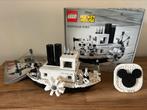 LEGO Ideas stoomboot Willie 21317 met doos, Complete set, Ophalen of Verzenden, Lego, Zo goed als nieuw