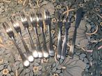 Verzilverde taartvorkjes, Antiek en Kunst, Antiek | Bestek, Ophalen of Verzenden
