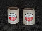 2 x Amstel bier stenen pul 0,3L, Ophalen of Verzenden, Zo goed als nieuw, Pul(len), Amstel