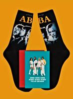 ABBA SOKKEN (UNISEX) + VERJAARDAGS KAART ABBA, Ophalen of Verzenden, Nieuw, Blauw, Sokken en Kniesokken