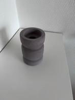 Grijze Kandelaar - Betonlook - 9 cm hoog, Overige materialen, Nieuw, Ophalen of Verzenden, Grijs
