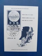 Postzegel Belgie 1969 FDC Blok 46 Eerste Maanlanding 16-08, Postzegels en Munten, Verzenden, Gestempeld, Frankeerzegel