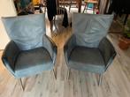 2 Design Stoelen Gerard v.d. Berg, Huis en Inrichting, Stoelen, Ophalen, Gebruikt, Twee, Metaal