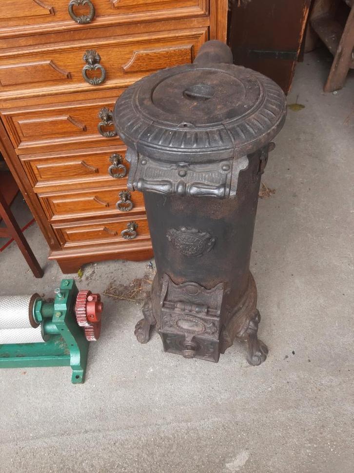 Oude Salamander Kachel voor de sier, Antiek en Kunst, Antiek | Koper en Brons, Ophalen