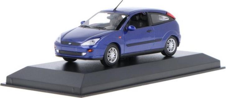 Ford Focus 2 Door 1998 Blauw Model 1/43 Maxichamps 940087000, Hobby en Vrije tijd, Modelauto's | 1:43, Nieuw, Auto, MiniChamps