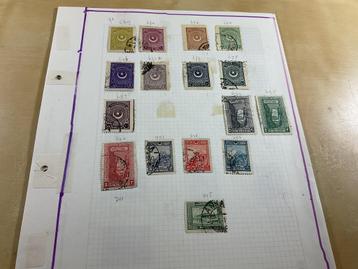 Turkije Ottomaanse Rijk op oude bladen beschikbaar voor biedingen