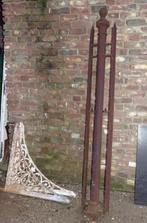 antieke gietijzeren paal voor poort in de hangen, Antiek en Kunst, Ophalen