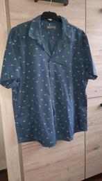 Nieuw Herenoverhemd met korte mouw, 2XL 45/46., Kleding | Heren, Grote Maten, Overhemd, Blauw, Angelo Litrico, Nieuw