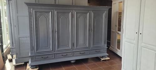 Kamerkasten, broodkasten, buffetkasten brocante wandkasten, Huis en Inrichting, Kasten | Buffetkasten, Zo goed als nieuw, 200 cm of meer