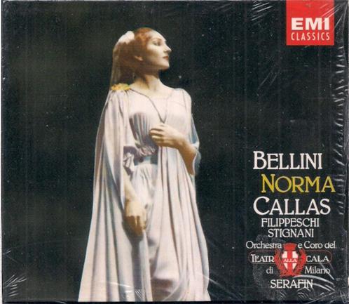 Bellini-Norma-3cd-Callas,Stignani, Serafin-Scala Milano, Cd's en Dvd's, Cd's | Klassiek, Zo goed als nieuw, Opera of Operette
